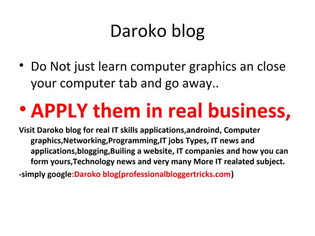Computer graphics defination(An introuction to computer garphics)