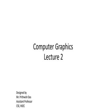 Computer graphics LINE DRAWING algorithm.pptx