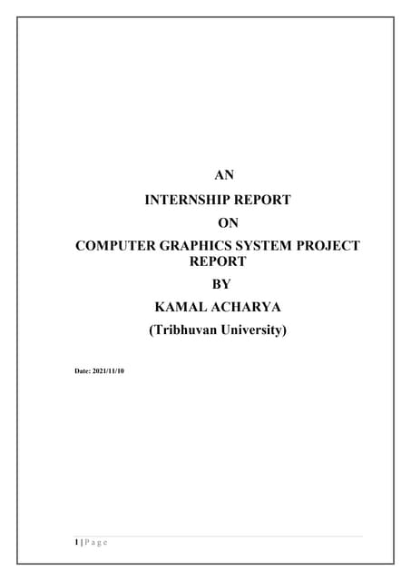 Computer graphics system project report..pdf