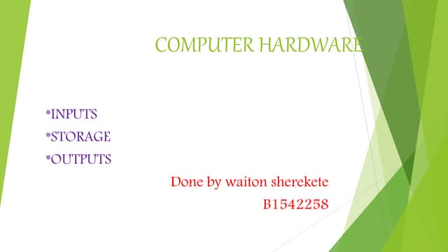 Computer hardware