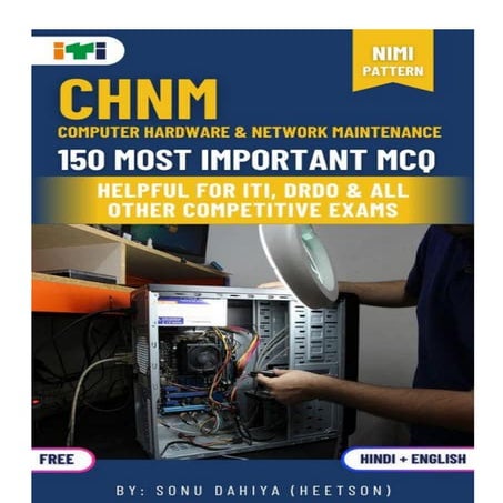 Computer Hardware and Network Maintenance Question Paper ITI MCQ Book Free