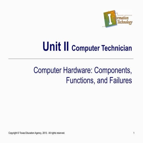 Chapter 1 - Computer Hardware Introduction | PPT
