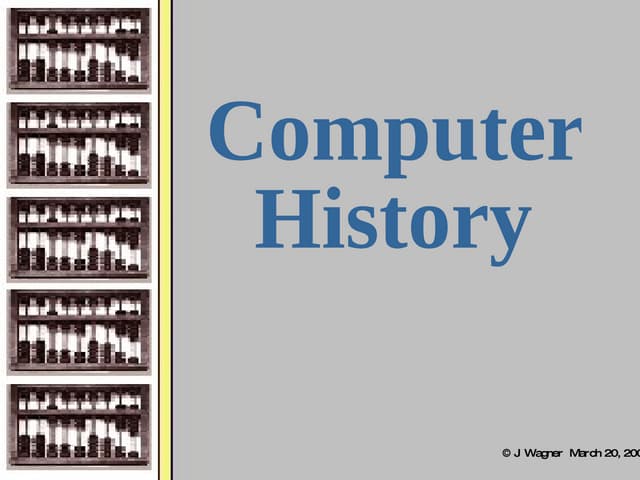 Computer history1