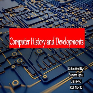 Computer History and Developments.pptx
