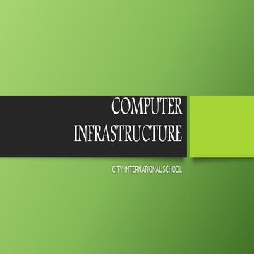 Computer infrastructure