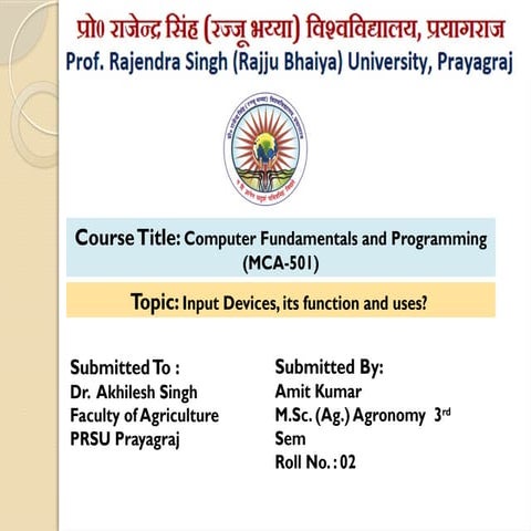 computer input device it's functions.ppt