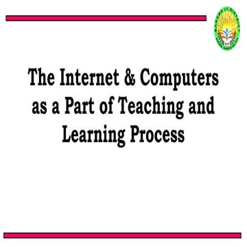 Computer & Internet in the teaching  Learning Process.pptx
