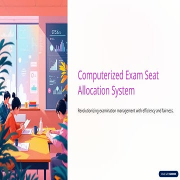 Computerized-Exam-Seat-Allocation-System pptx | PPTX
