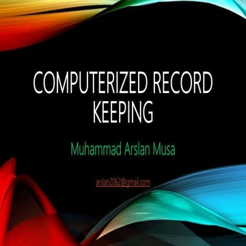 Computerized Poultry Record Keeping 