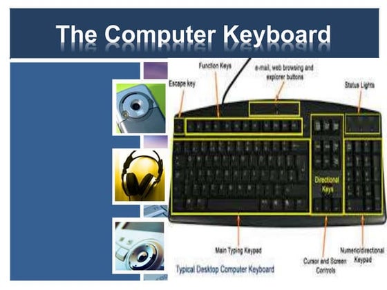 Parts of keyboard and proper handling | PPT