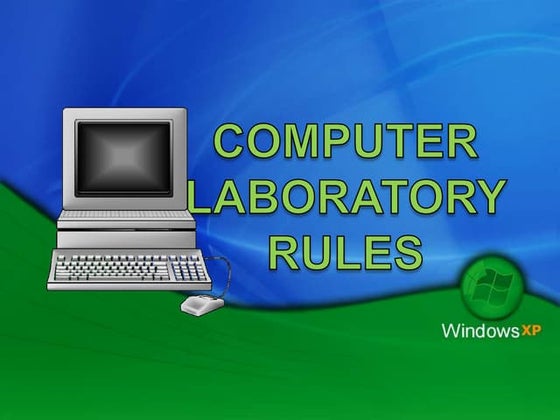 Computer Lab Rules | PPT | Technology & Computing