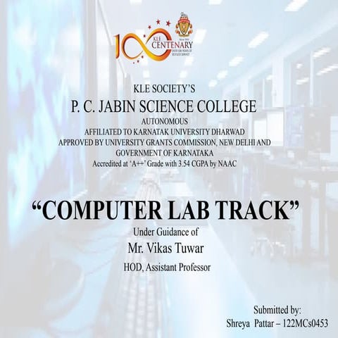 Computer lab management | PPTX