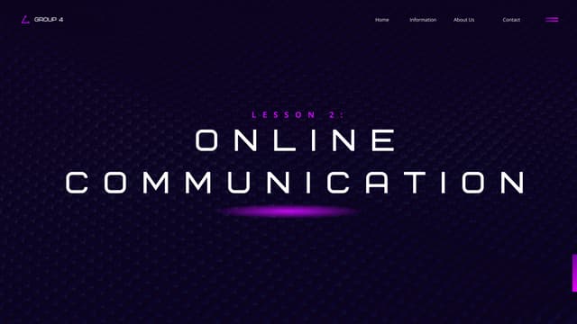 Computer 10 Lesson 2: Online Communication