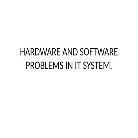 Lo1.3 diagnosing computer systems | PPTX