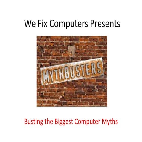 Computer Myths