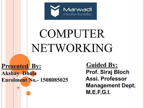 Types of computer network | PPT