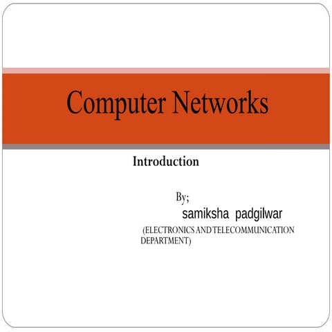Computer network | PPT