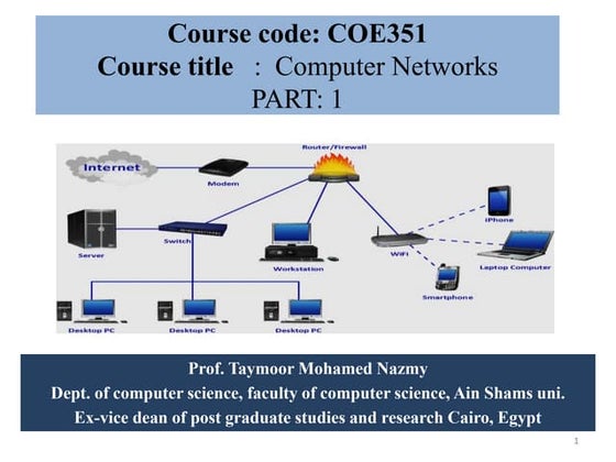 Fundamentals of Computer Networks (Module_Introduction) | PPT