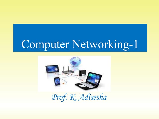 Computer networking 1