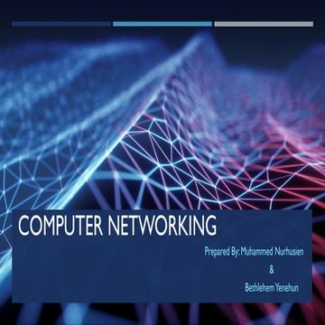 Computer Networking for Engineering who want to know in vendor