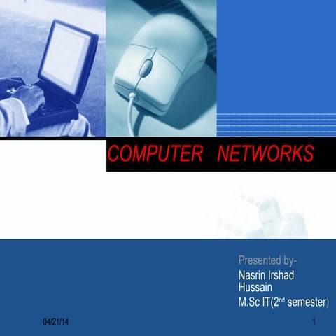 Computer networks | PPT