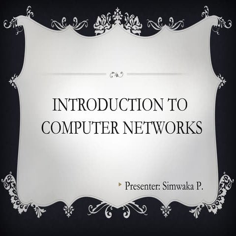 Computer networks | PPS