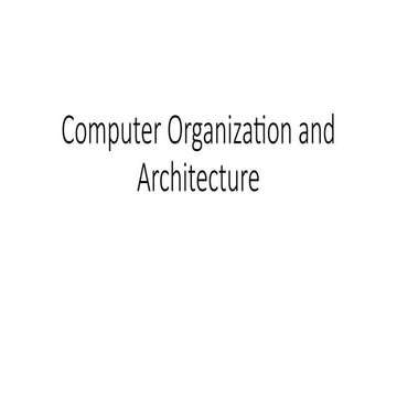 Computer Organization and Architecture.pptx