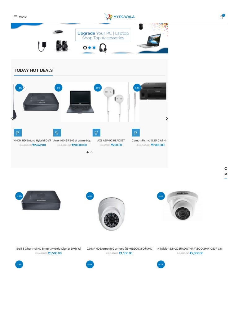 Computer Parts Store Online in India