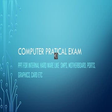 Comprehensive Guide to Internal Computer Hardware Components and ...