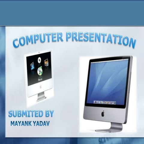 Computer Presentation | PPT