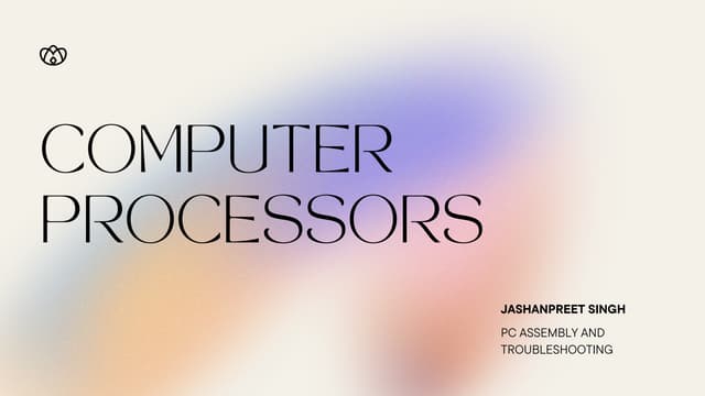 Computer processors
