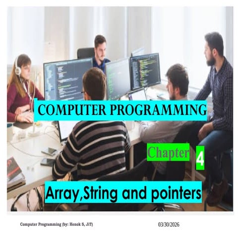 Array in c++ | PPTX