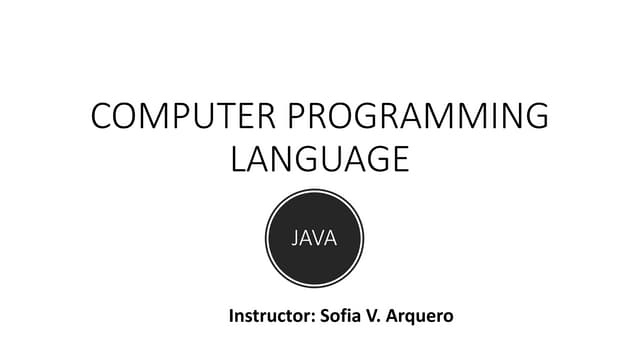 COMPUTER PROGRAMMING LANGUAGE.pptx
