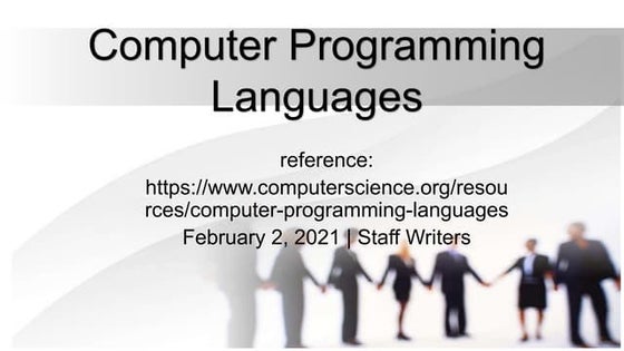 The Elixir programming language community | PPT