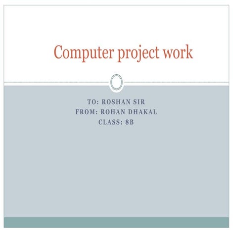 presentation on excel and word