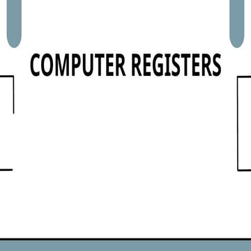 computer registers power point presentation