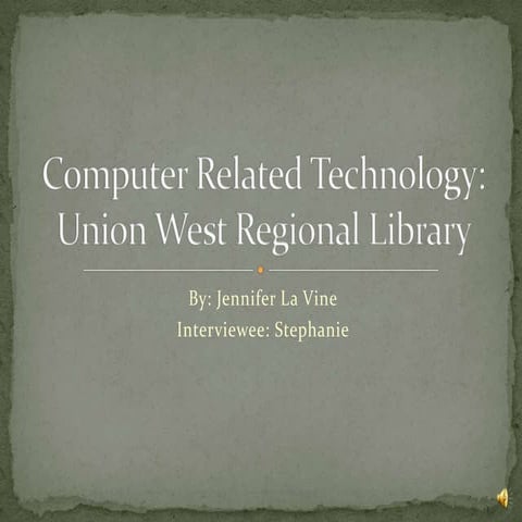 Computer related technology project | PPT