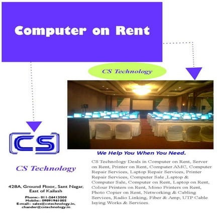 Computer Rental from CS Technology | PDF