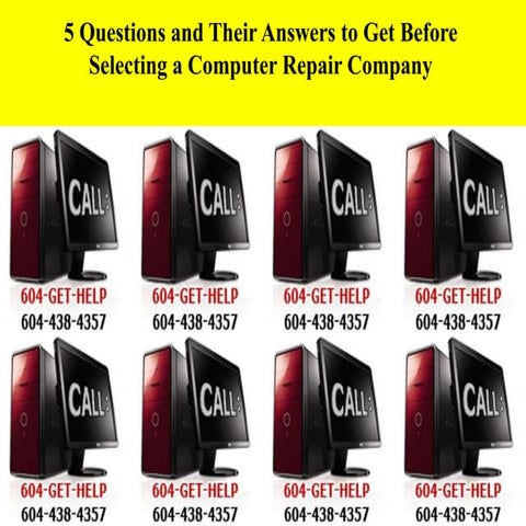 7 questions to ask a computer service tech | PDF