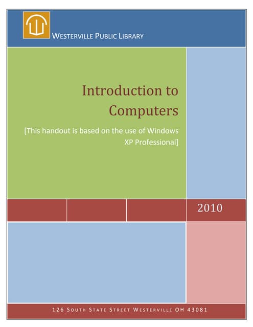 Introduction to Computers | PDF