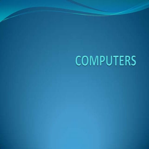 Computers | PPT