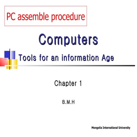 Computers2 Ch1 | PPT