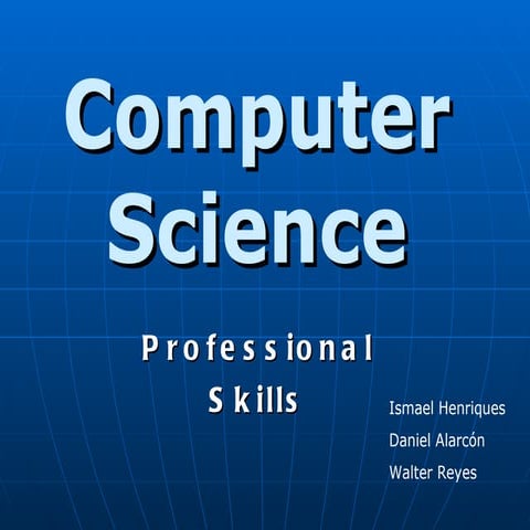 Computer science | PPT | Computing | Technology & Computing