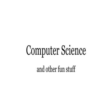 Computer science class 5 | PPTX