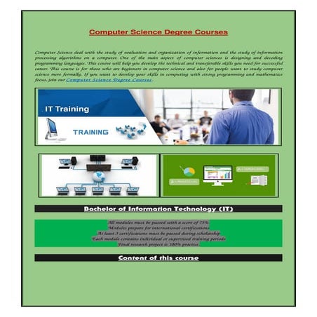 Computer Science Degree Courses | PDF
