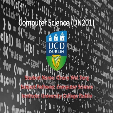 Computer Science (DN201) | PPTX