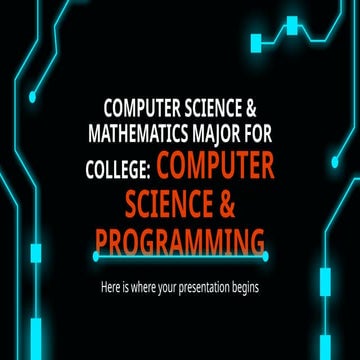 Computer Science & Mathematics Major For College Computer Science & Programmi...