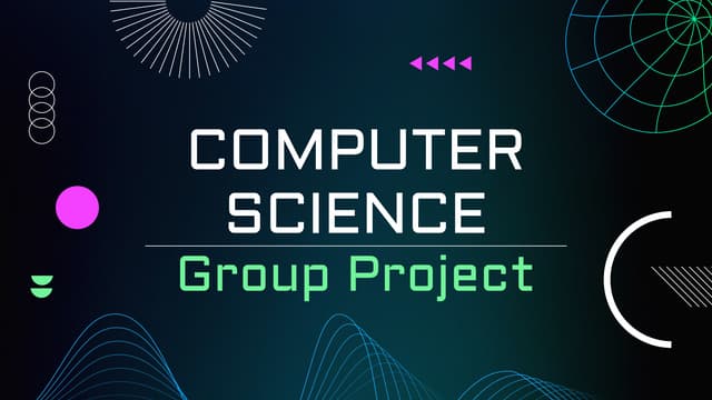 Computer Science Project pdf