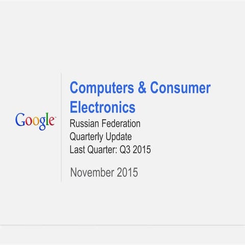 Computers & consumer electronics