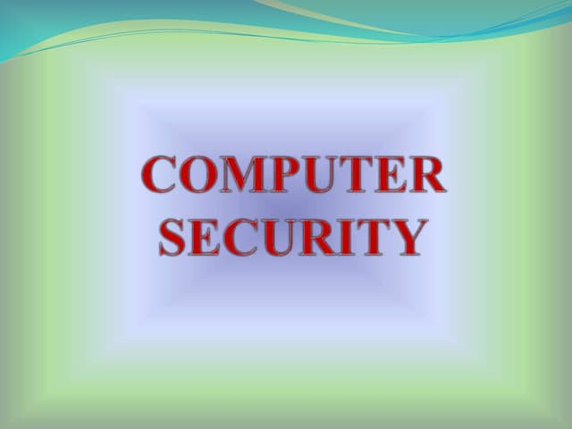 Computer security